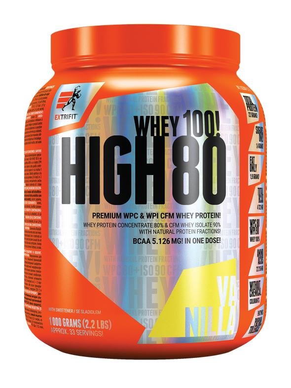 HIGH WHEY 80 Vanilla flavour